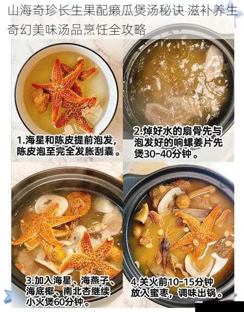 山海奇珍长生果配癞瓜煲汤秘诀 滋补养生奇幻美味汤品烹饪全攻略