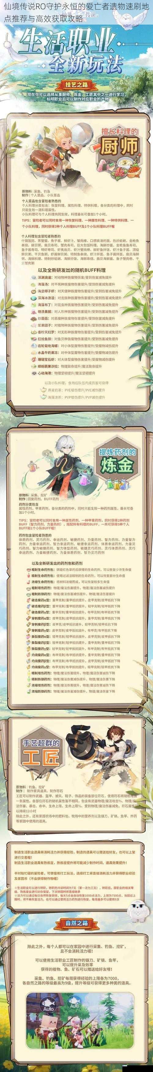 仙境传说RO守护永恒的爱亡者遗物速刷地点推荐与高效获取攻略