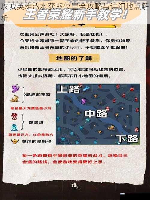 攻城英雄热水获取位置全攻略与详细地点解析