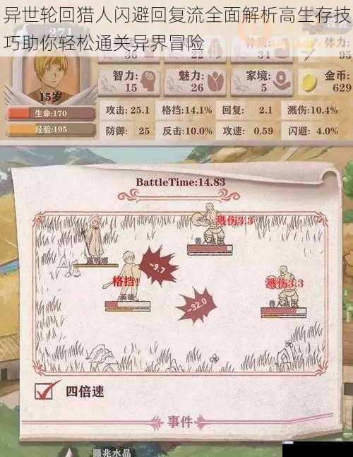 异世轮回猎人闪避回复流全面解析高生存技巧助你轻松通关异界冒险